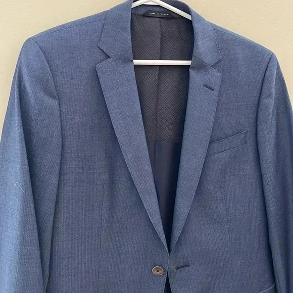 ❤️Host Pick❤️[US36R] Hugo Boss Mens Suit Blazer  Guabello VirginWool Woven Italy - Picture 5 of 12